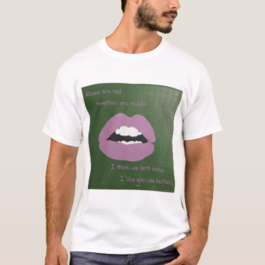 Cheesy Lines for Valentine's T-Shirt (Vorderseite)