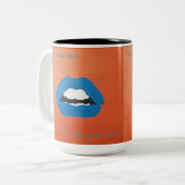 Cheesy Lines for Valentine's Zweifarbige Tasse (Vorderseite Links)