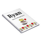 Cheesy Maus Liebe Wrapping Paper Notebook Notizblock (Rechte Seite)