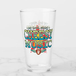 Cheesy Music Soul Glass Tumbler
