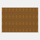 Cheesy Noodle Doodle Art Mirrored Image Pattern Geschenkpapier Set (Vorderseite 3)