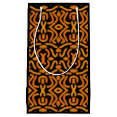 Cheesy Noodle Doodle Art Mirrored Image Pattern Kleine Geschenktüte (Vorderseite)