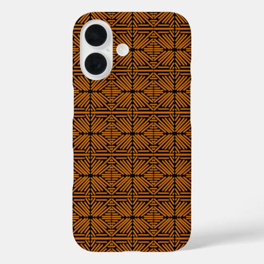 Cheesy Noodle Doodle Art Symmetrical Lined Pattern Case-Mate iPhone Hülle (Rückseite)
