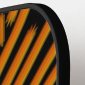 Cheesy Noodle Doodle Art Symmetrical Lined Pattern Pickleball Schläger (Linke Seite)