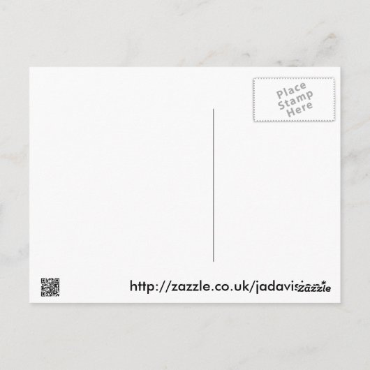 Cheesy Pasta Postkarte (Rückseite)