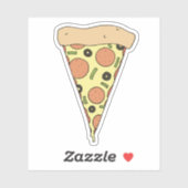 Cheesy Pizza Slice Sticker (Blatt)