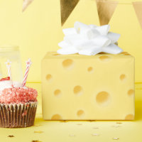 Cheesy Present Funny Realistic Cheddar Käse