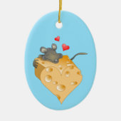 Cheesy Valentine Keramik Keramik Ornament (Vorne)