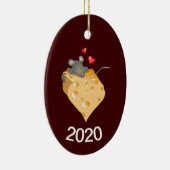 Cheesy Valentine Keramik Ornament (Rechts)