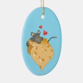 Cheesy Valentine Keramik Ornament (Rechts)