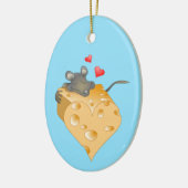 Cheesy Valentine Keramik Ornament (Links)