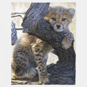 CHEETA CUB FLEECEDECKE