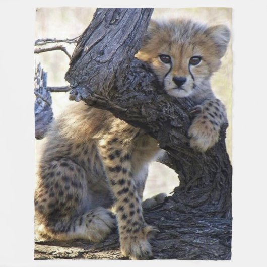 CHEETA CUB FLEECEDECKE (Vorderseite)