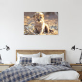 Cheetah 19 Tage alter männlicher Becher Leinwanddruck (Insitu (Schlafzimmer))