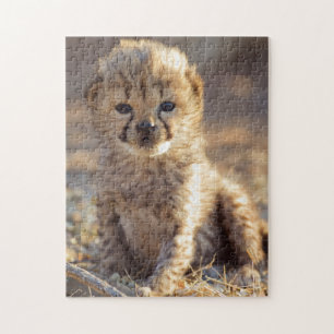 Cheetah 19 Tage alter männlicher Becher Puzzle