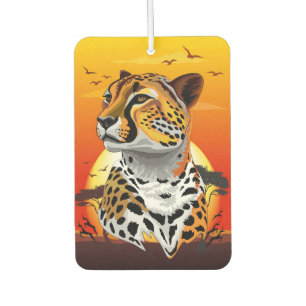Cheetah African Feline Wild Animal Autolufterfrischer