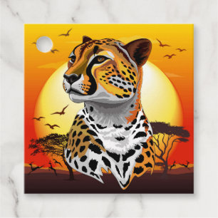 Cheetah African Feline Wild Animal Geschenkanhänger