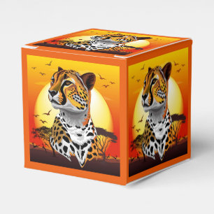 Cheetah African Feline Wild Animal Geschenkschachtel
