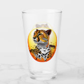 Cheetah African Feline Wild Animal Glas (Vorderseite)