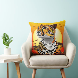 Cheetah African Feline Wild Animal Kissen