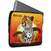 Cheetah African Feline Wild Animal Laptopschutzhülle (Vorne Rechts)