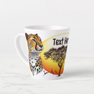 Cheetah African Feline Wild Animal Milchtasse