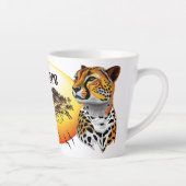 Cheetah African Feline Wild Animal Milchtasse (Rechts)