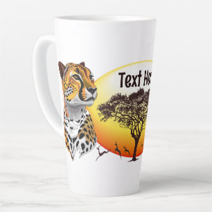 Cheetah African Feline Wild Animal Milchtasse