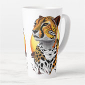 Cheetah African Feline Wild Animal Milchtasse (Rechte Ecke)