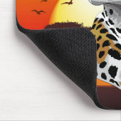 Cheetah African Feline Wild Animal Mousepad (Ecke)