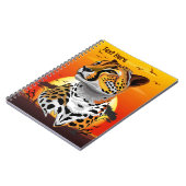 Cheetah African Feline Wild Animal Notizblock (Linke Seite)