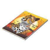 Cheetah African Feline Wild Animal Notizblock (Rotiert)