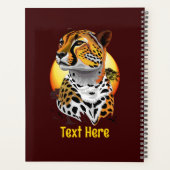 Cheetah African Feline Wild Animal Planer (Rückseite)