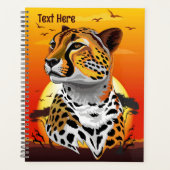 Cheetah African Feline Wild Animal Planer (Vorderseite)