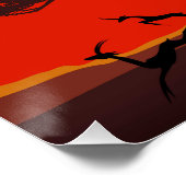 Cheetah African Feline Wild Animal Poster (Ecke)