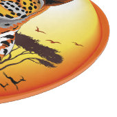 Cheetah African Feline Wild Animal Schneidebrett (Ecke)