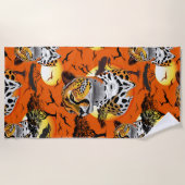 Cheetah African Feline Wild Animal Strandtuch (Vorderseite)