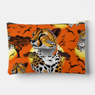 Cheetah African Feline Wild Animal Zubehörtasche