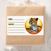 Cheetah African Feline Wilde Animal Square Busines (Insitu)