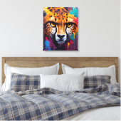 Cheetah Animal Discovery Adventure Nature Planet Leinwanddruck (Insitu (Schlafzimmer))