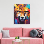 Cheetah Animal Discovery Adventure Nature Planet Leinwanddruck (Insitu (Wohnzimmer))