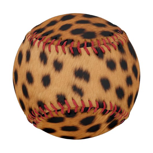 Cheetah Animal Fur Baseball (Vorderseite)