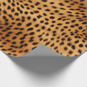 Cheetah Animal Fur Geschenkpapier (Ecke)