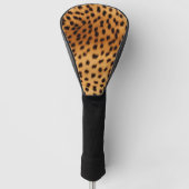 Cheetah Animal Fur Golf Headcover (Vorderseite)