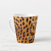 Cheetah Animal Fur Milchtasse (Linke Ecke)