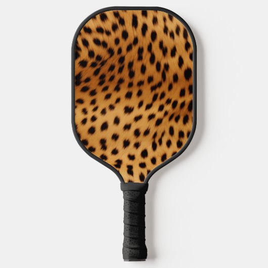 Cheetah Animal Fur Pickleball Schläger (Vorderseite)