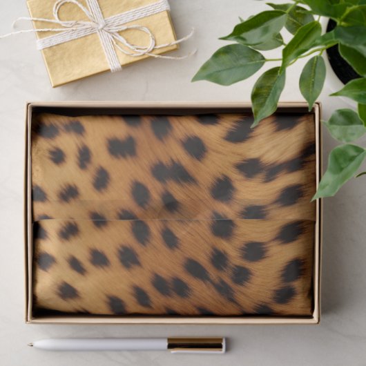Cheetah Animal Fur Seidenpapier (Geschenk)