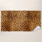 Cheetah Animal Fur Strandtuch (Vorderseite)