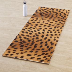 Cheetah Animal Fur Yogamatte