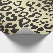 Cheetah Animal Print Wrapping Paper Geschenkpapier (Ecke)